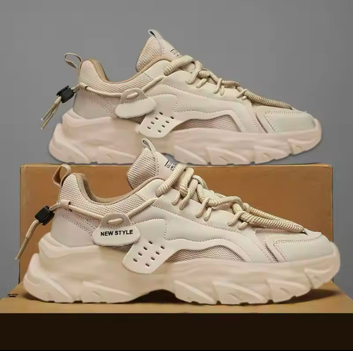 Men’s breathable sneakers with thick soles, perfect for outdoor running, tennis, and all-season comfort, featuring soft soles for ultimate support and casual style