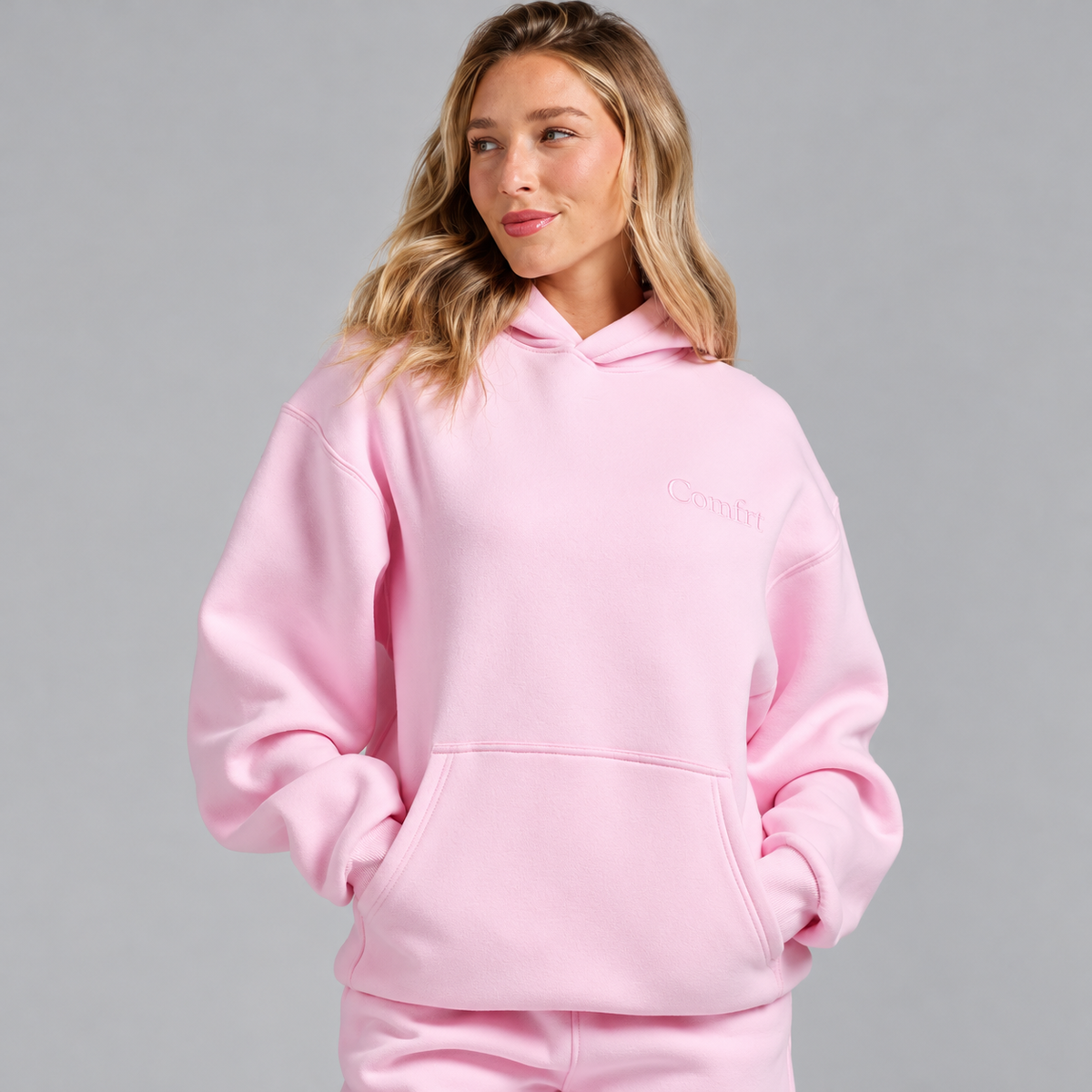 Comfrt Minimalist Hoodie – Mega Oversized Heavyweight Fleece Hoodie