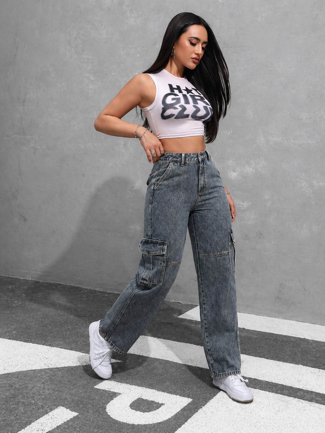 Straight Leg Jeans Y2K Vintage Fit Flattering Silhouette Summer Women Petite