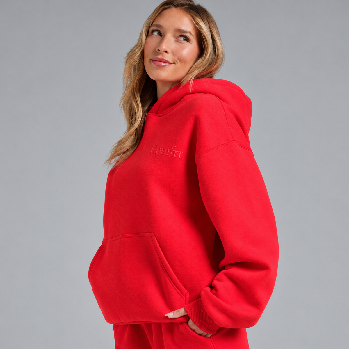 Comfrt Minimalist Hoodie – Mega Oversized Heavyweight Fleece Hoodie