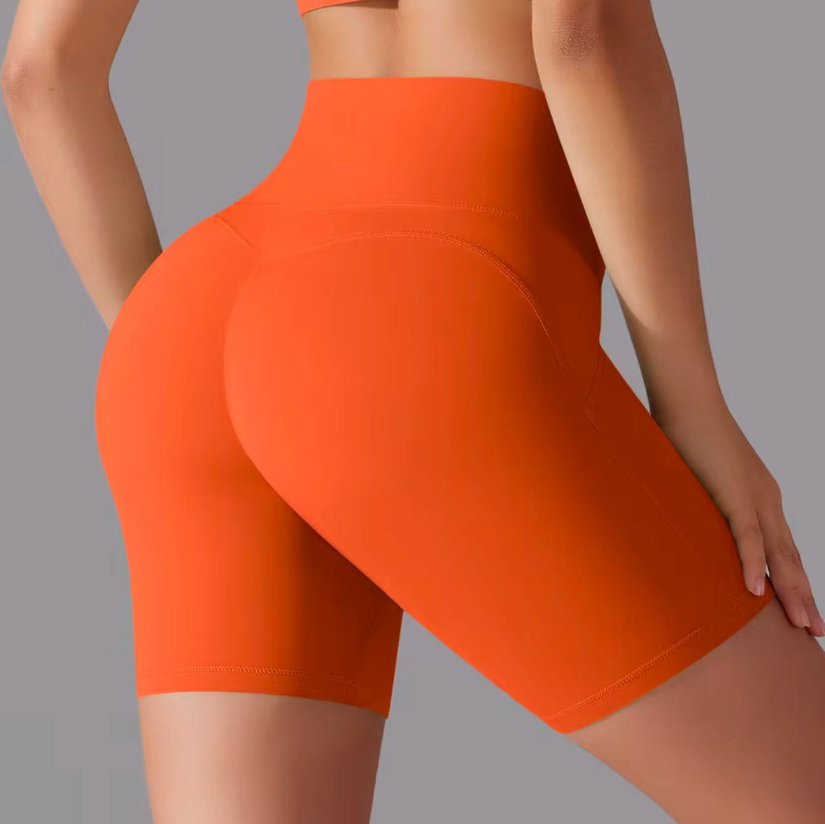High Waist Yoga Shorts for Women – Breathable Fitness, Running & Cycling Gym Shorts for Summer Workouts