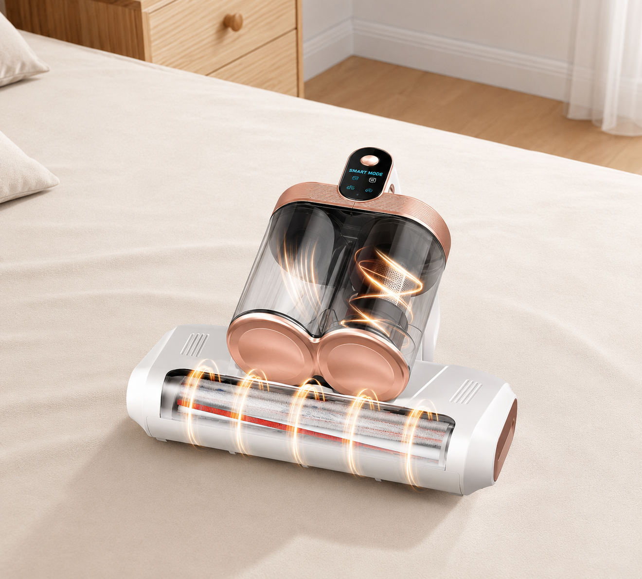 UV-Cordless Mattress Vacuum Cleaner for Dust & Allergens