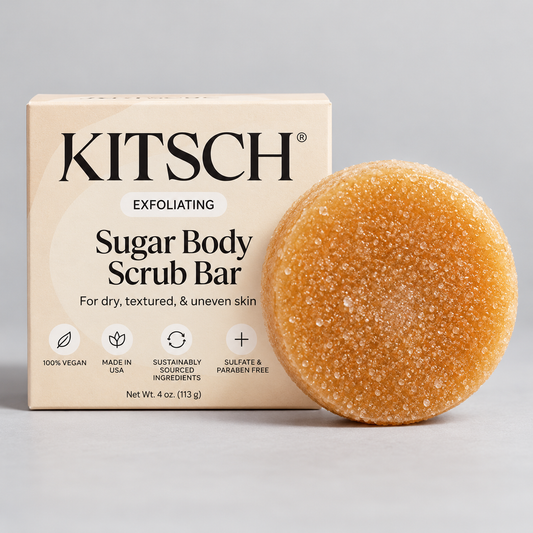 Kitsch Exfoliating Sugar Body Scrub Bar – Brown Sugar & Vanilla