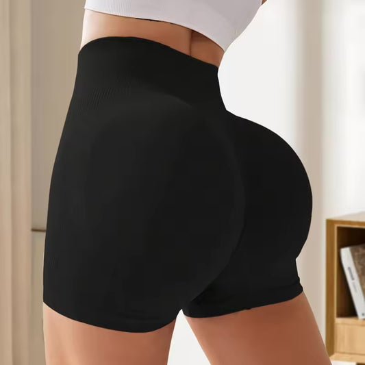 High-Waisted Stretch Gym Shorts for Women – Seamless Comfort & Sleek Performance | SHEIN Sportswear