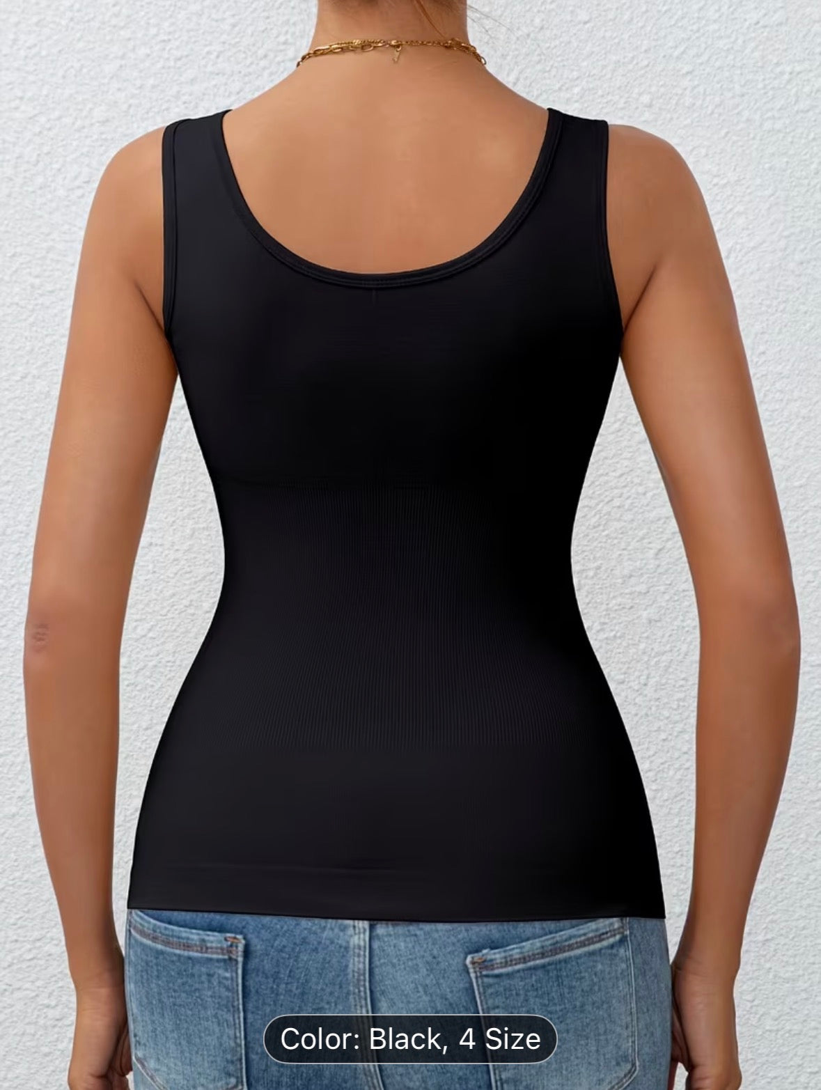 Women’s Tummy Control Vest – Sleeveless Shapewear, Waist Cincher, Comfortable Workout & Daily Wear - UltraChic