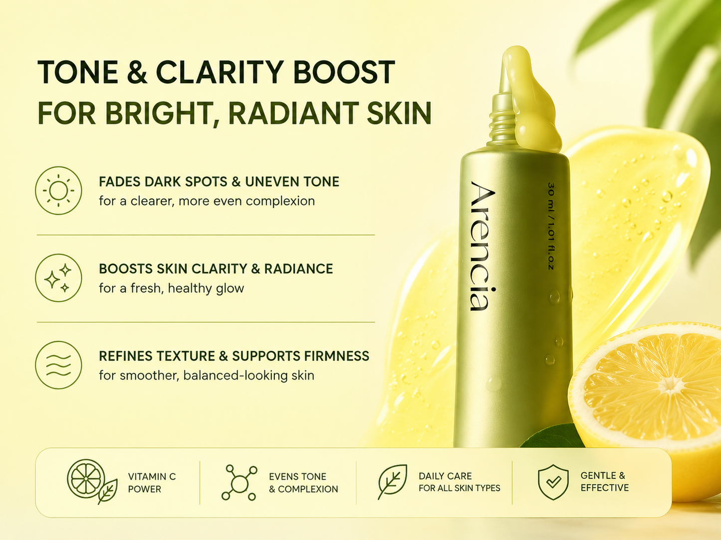 Arencia Vitamin C Booster Shot Brightening Cream