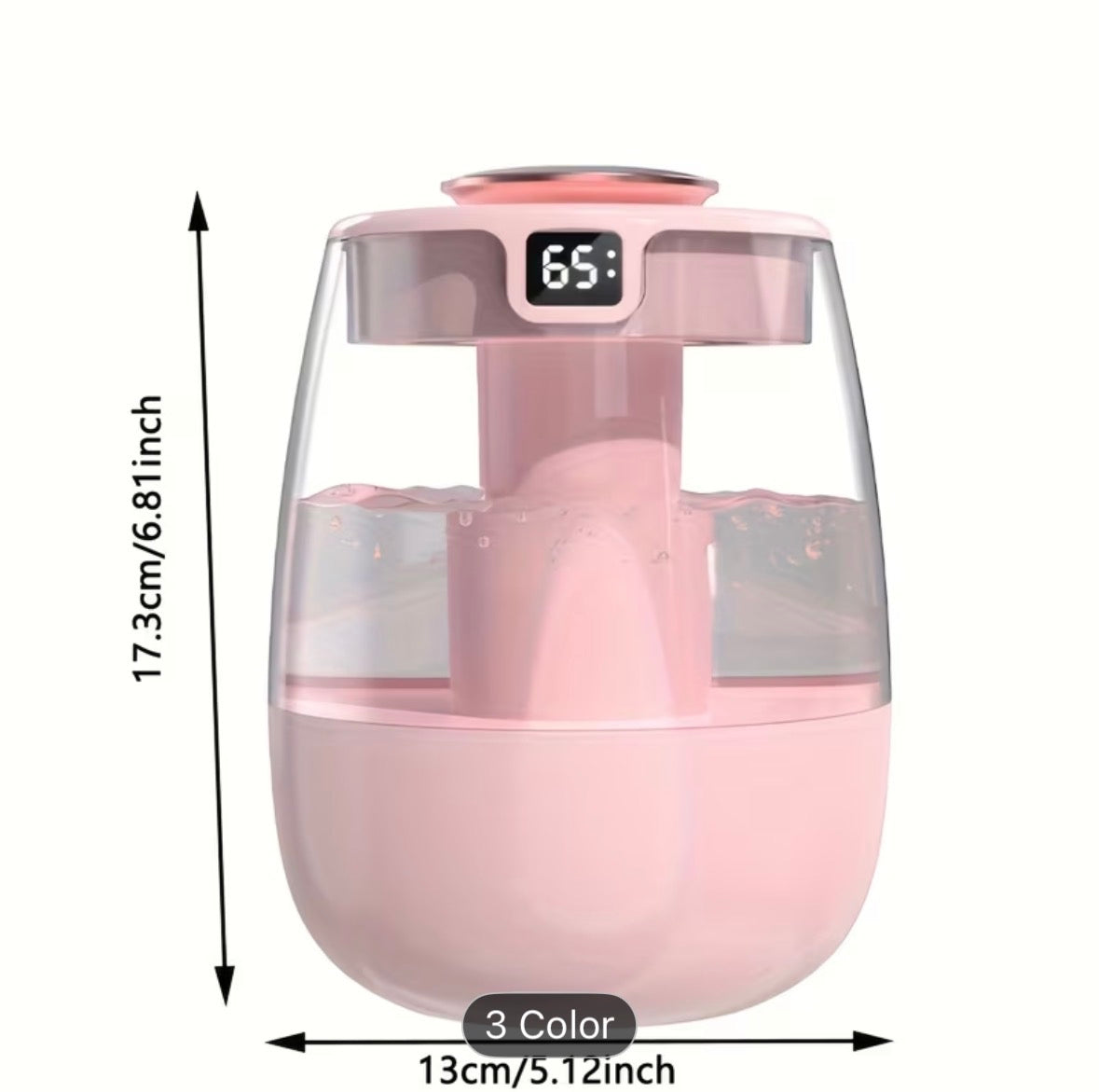 LEVOIT Top Fill Humidifier 2.5L – Quiet Cool Mist for Large Rooms, Baby Nursery, Home & Plants