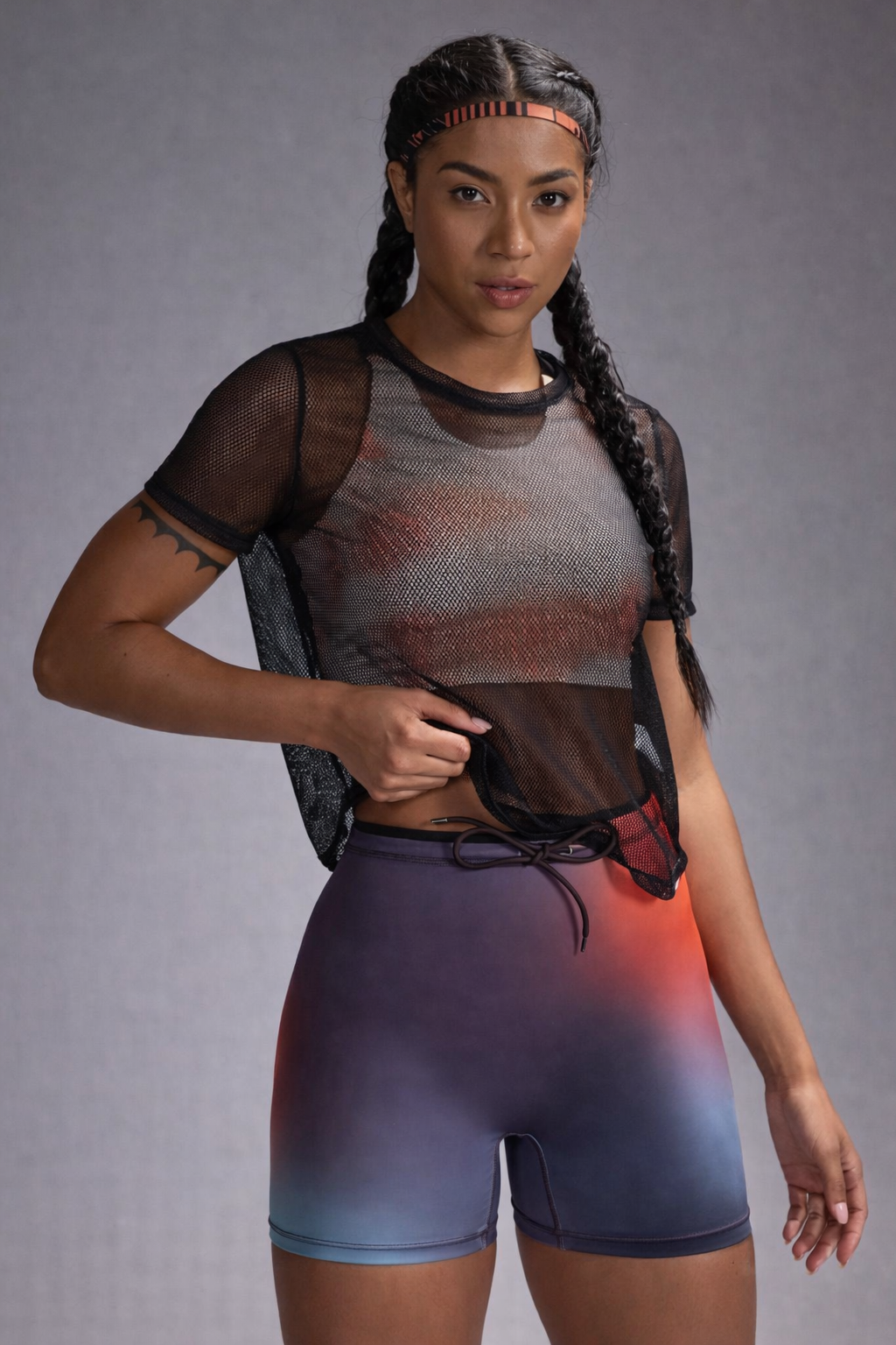 Women’s Hollow Mesh Sports T-Shirt – Breathable Lightweight Summer Activewear Casual Gym Top