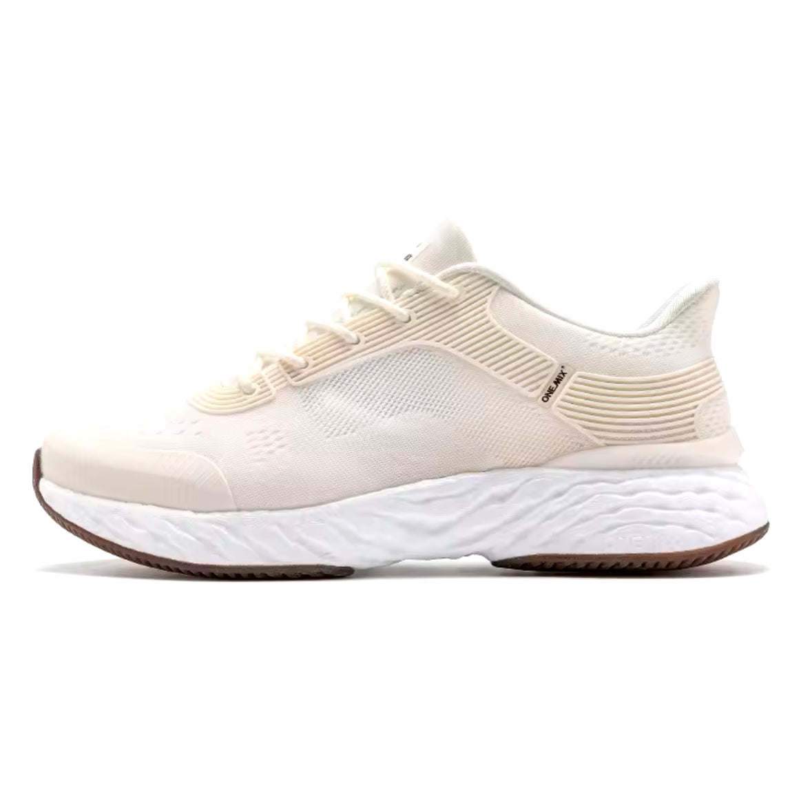 ONEMIX White Running Shoes – Lightweight Marathon Sneakers for Men & Women | Perfect for Walking, Trekking & Travel Comfort