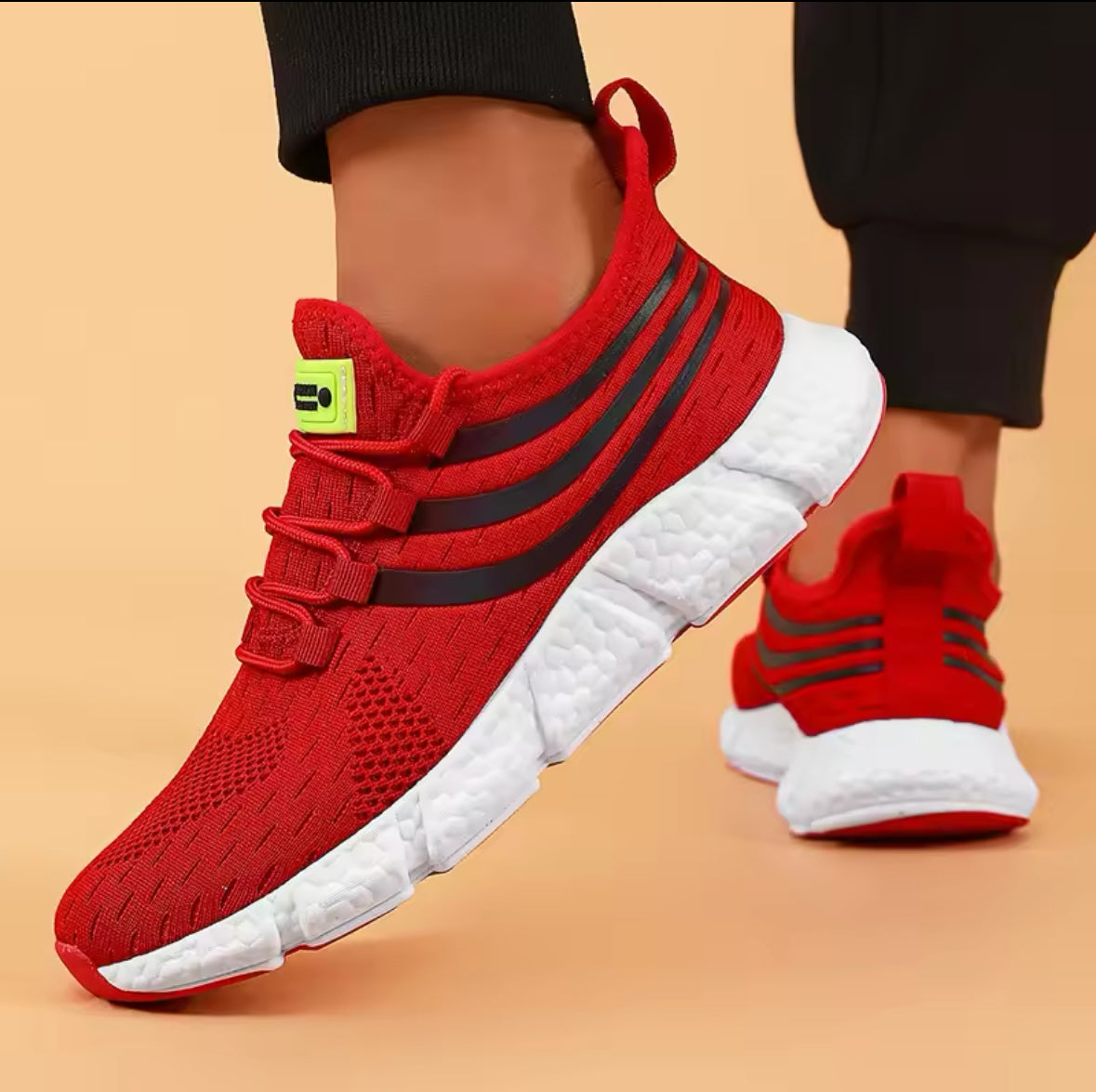 Step into Comfort and Style with Men’s Breathable Classic Running Sneakers – Lightweight, Slip-on Mesh Shoes for Outdoor Walking & Sports