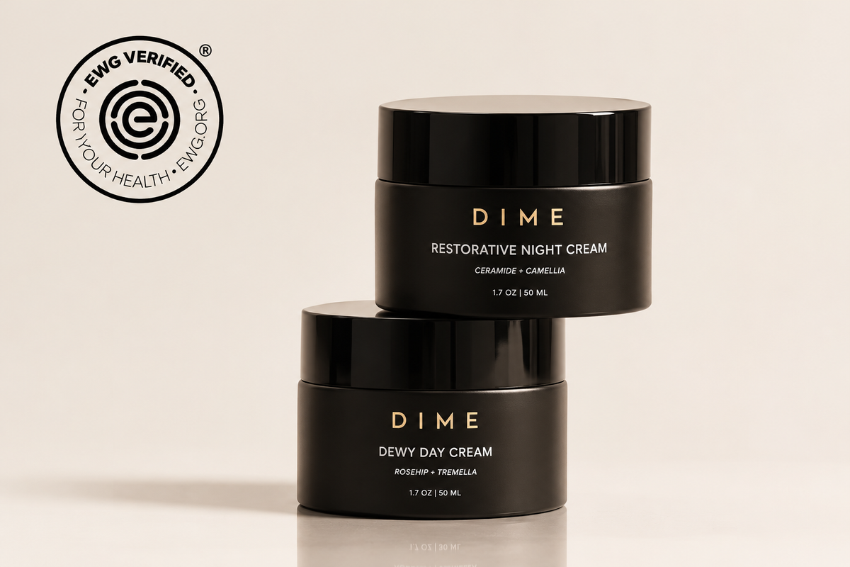 DIME Beauty Moisture Set – Day & Night Face Moisturizer Duo for Dry Skin, 2 × 50 ml