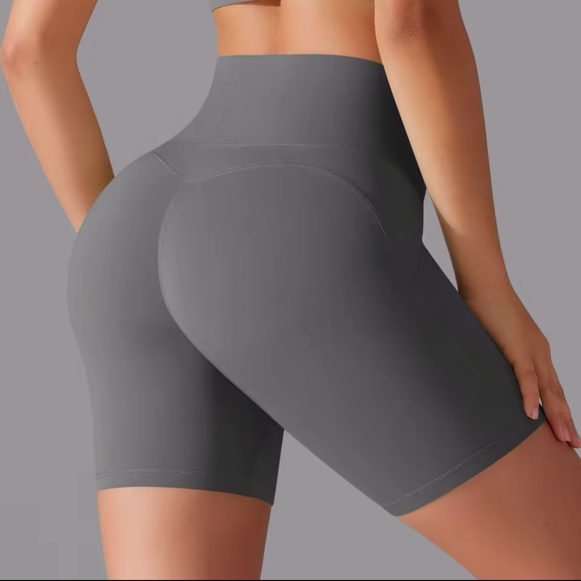 High Waist Yoga Shorts for Women – Breathable Fitness, Running & Cycling Gym Shorts for Summer Workouts