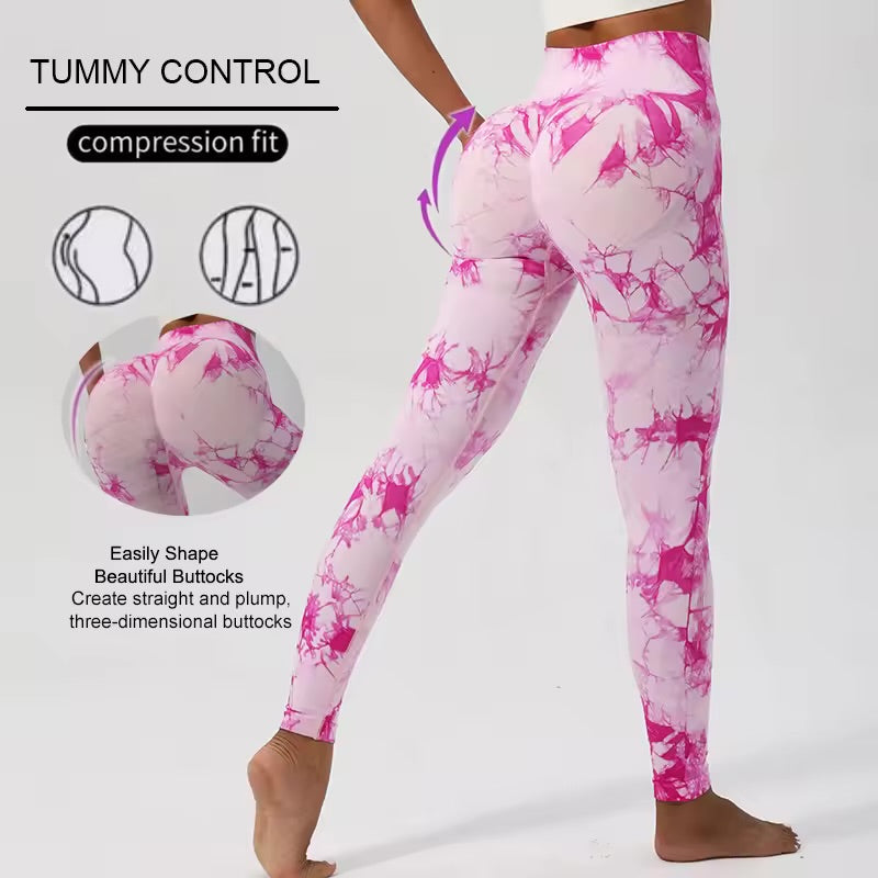 High-Waisted Seamless Sports Leggings for Women – Soft, Breathable, and 4-Way Stretch for Yoga, Running, Cycling & Exercise