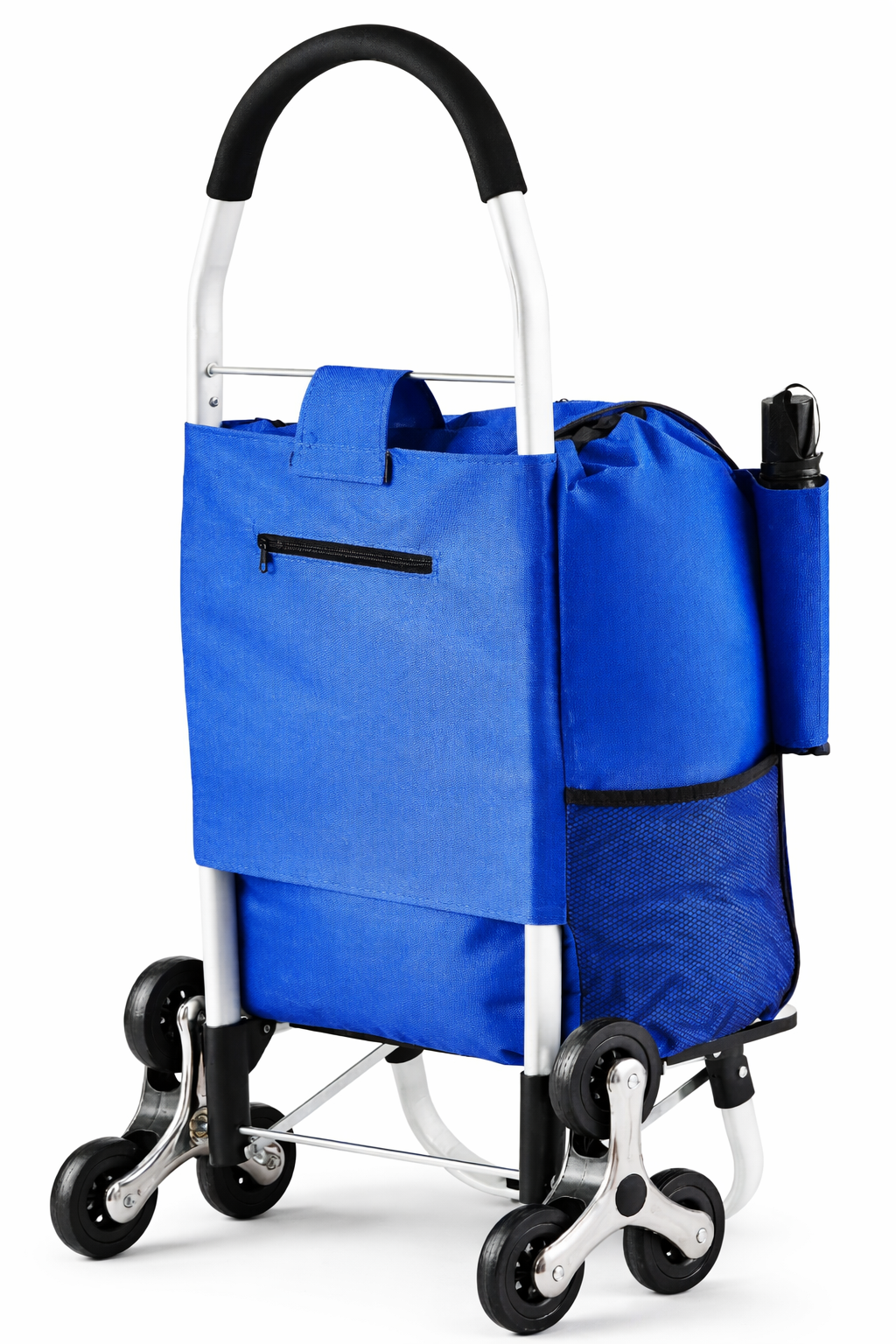 Foldable Stair Climbing Shopping Cart – Heavy Duty Portable Grocery Trolley for All-Season Home & Travel Use - UltraChic