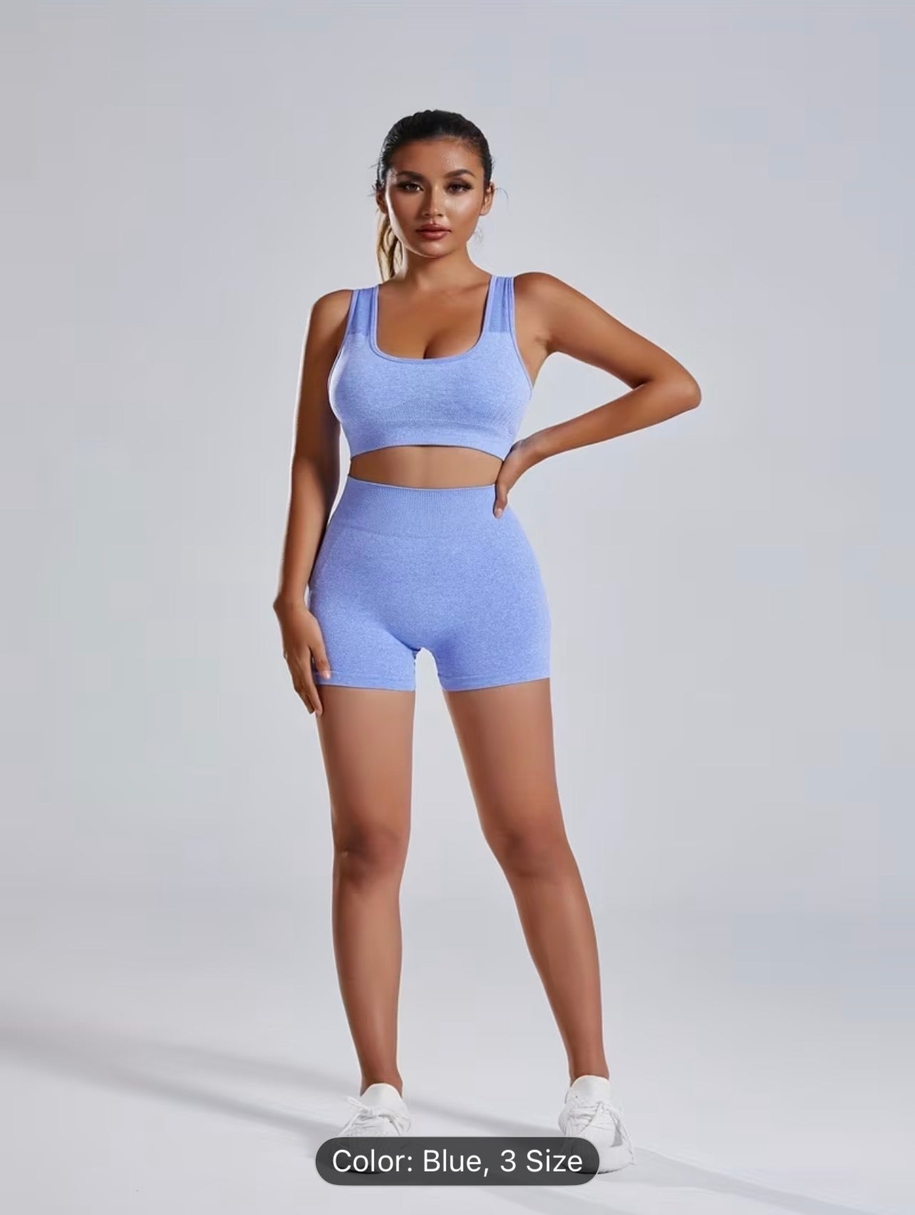 Seamless Yoga Set – High Stretch Backless Gym Wear Autumn Activewear for Women