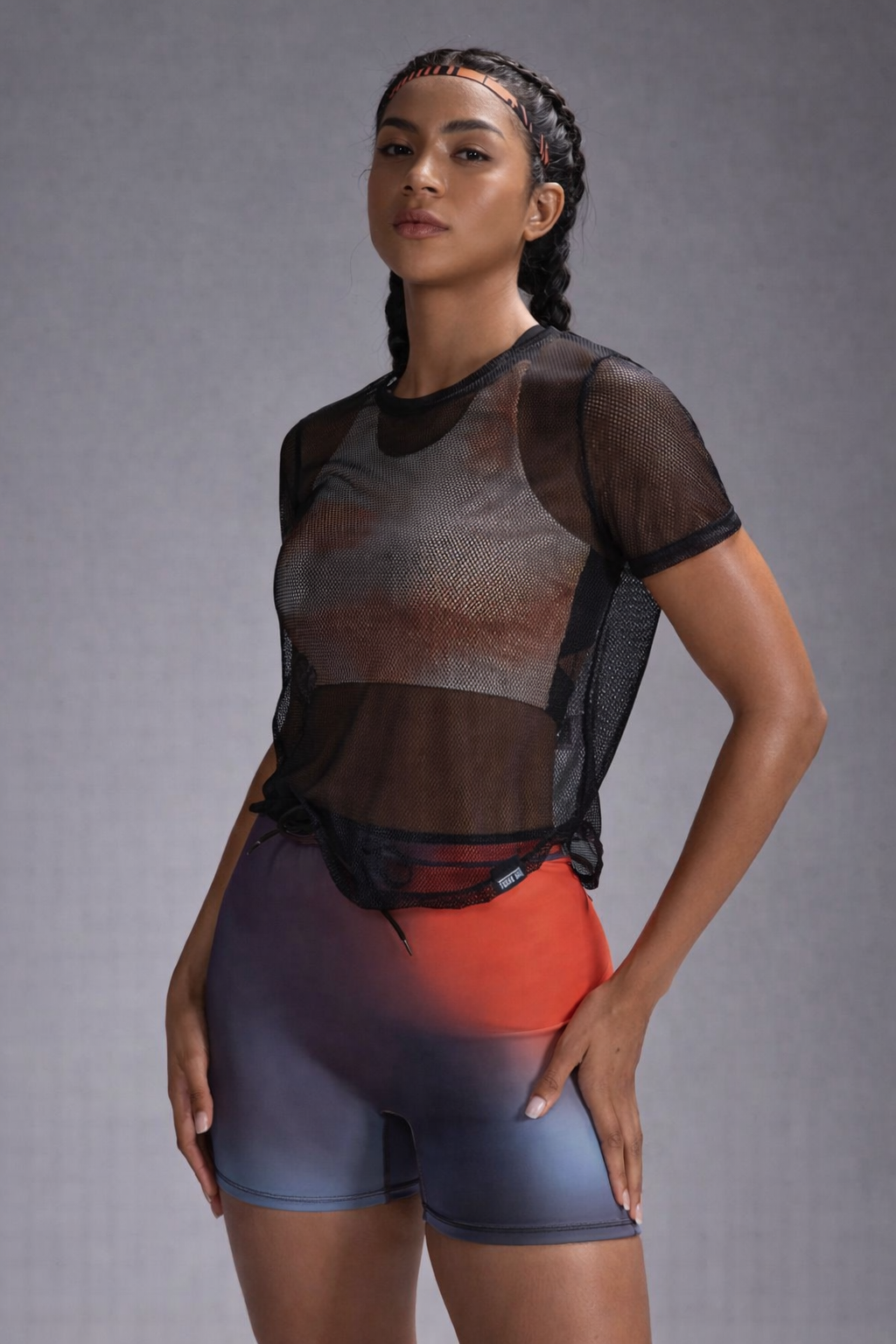 Women’s Hollow Mesh Sports T-Shirt – Breathable Lightweight Summer Activewear Casual Gym Top