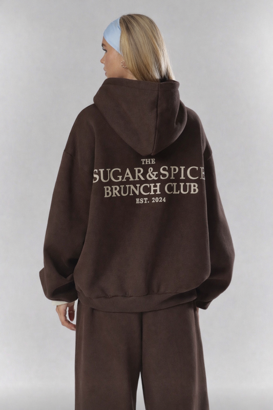 Women’s Graphic Print Cozy Hoodie – Cute Winter Casual Coffee Club Sweatshirt
