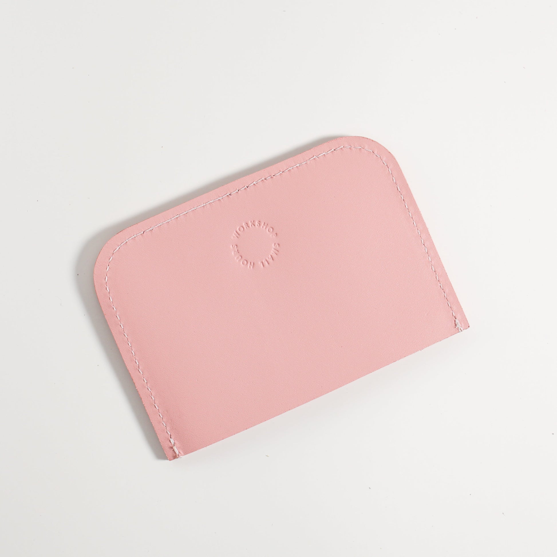 "Pink Leather Card Case | Personalized Monogram Option | Slim & Stylish Organizer" - UltraChic