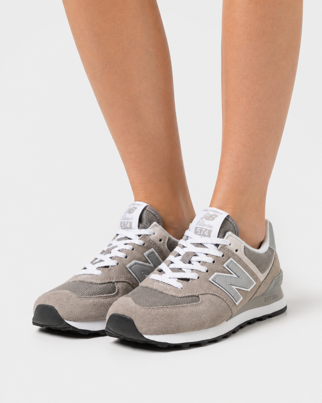 New Balance W574 Lightweight Cushioned Sneakers Effortless Everyday Comfort Minimal Style Spring Summer Women - UltraChic