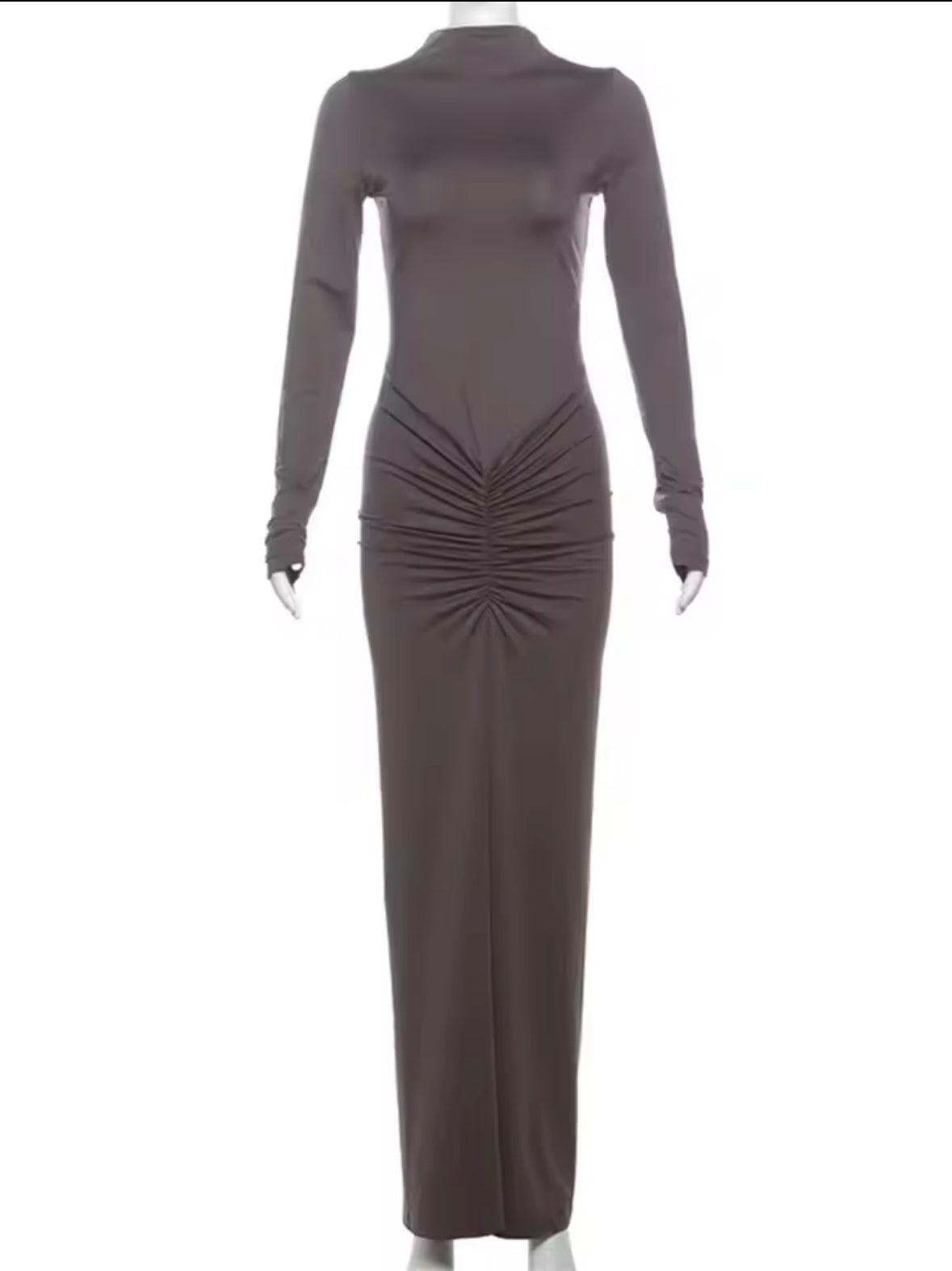 Tossy Pleated Fashion Dress 2025, Women’s Long Sleeve Maxi Dress, Slim Fit High Waist Patchwork Dress, Summer Party Wear, Elegant Solid Long Dress for Women, 2025 Women’s Fashion, Chic Party Dress