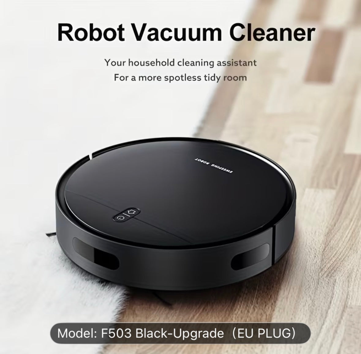 Smart Robot Vacuum Cleaner – Automatic Floor Cleaning with Suction & Mop for Dust, Pet Hair & Mess‑Free Home - UltraChic