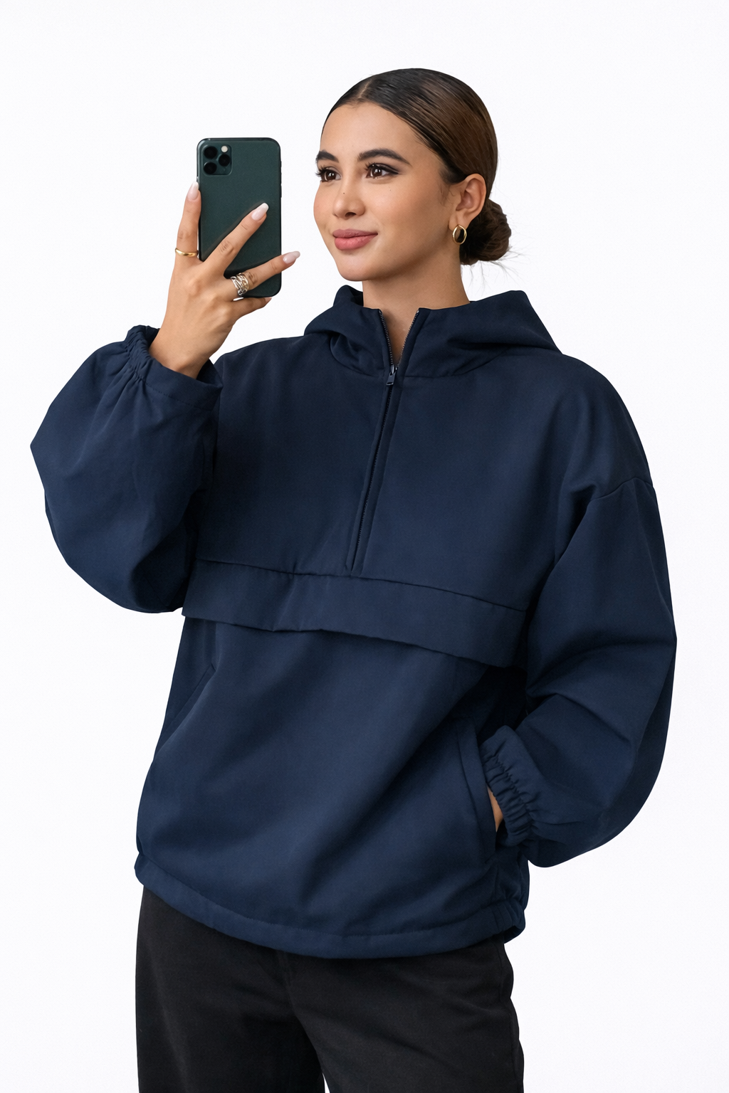 Women’s Thermal Lined Hoodie – Cozy Winter Outdoor Sweatshirt