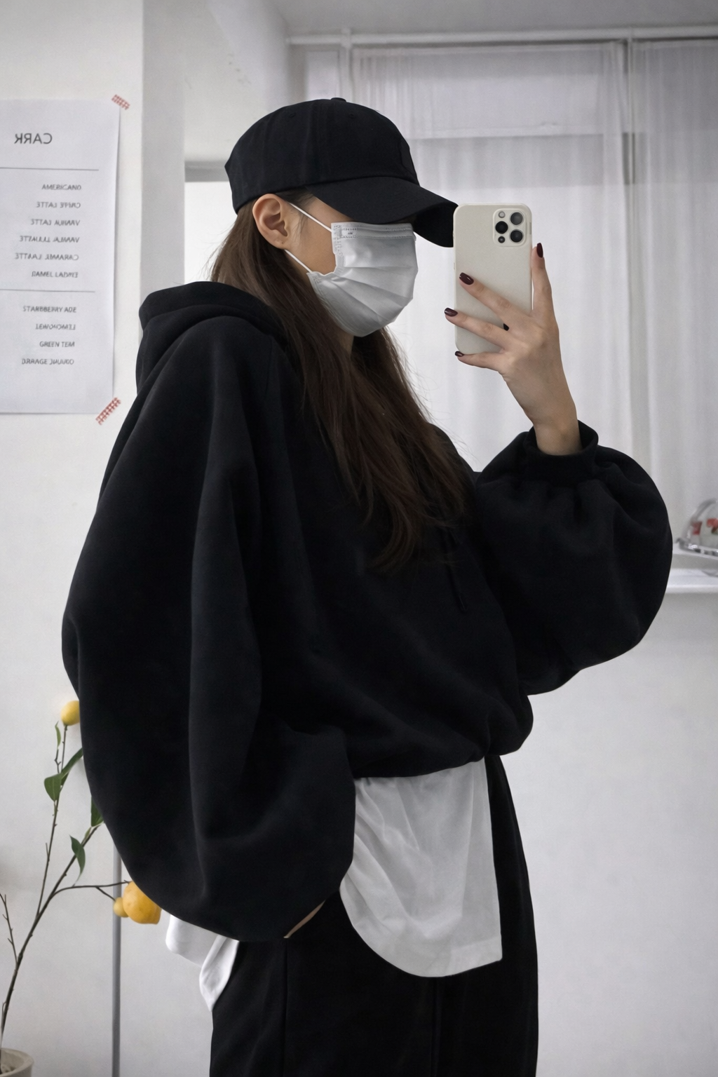 Women’s Oversized Crop Hoodie – Cozy Fall Casual Sweatshirt