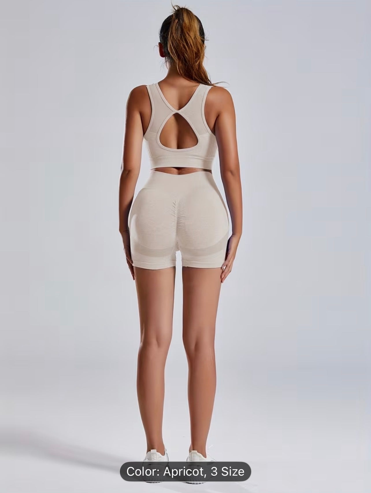 Seamless Yoga Set – High Stretch Backless Gym Wear Autumn Activewear for Women