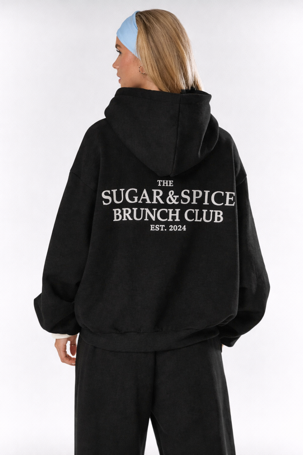 Women’s Graphic Print Cozy Hoodie – Cute Winter Casual Coffee Club Sweatshirt