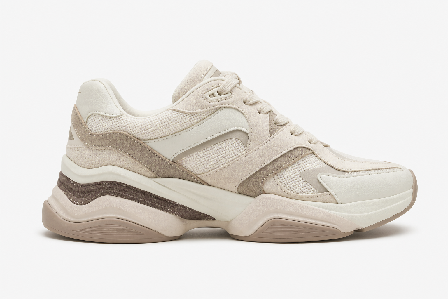 Chunky White Sneakers Ultra Comfort Clean Elevated Look All Season Women - UltraChic