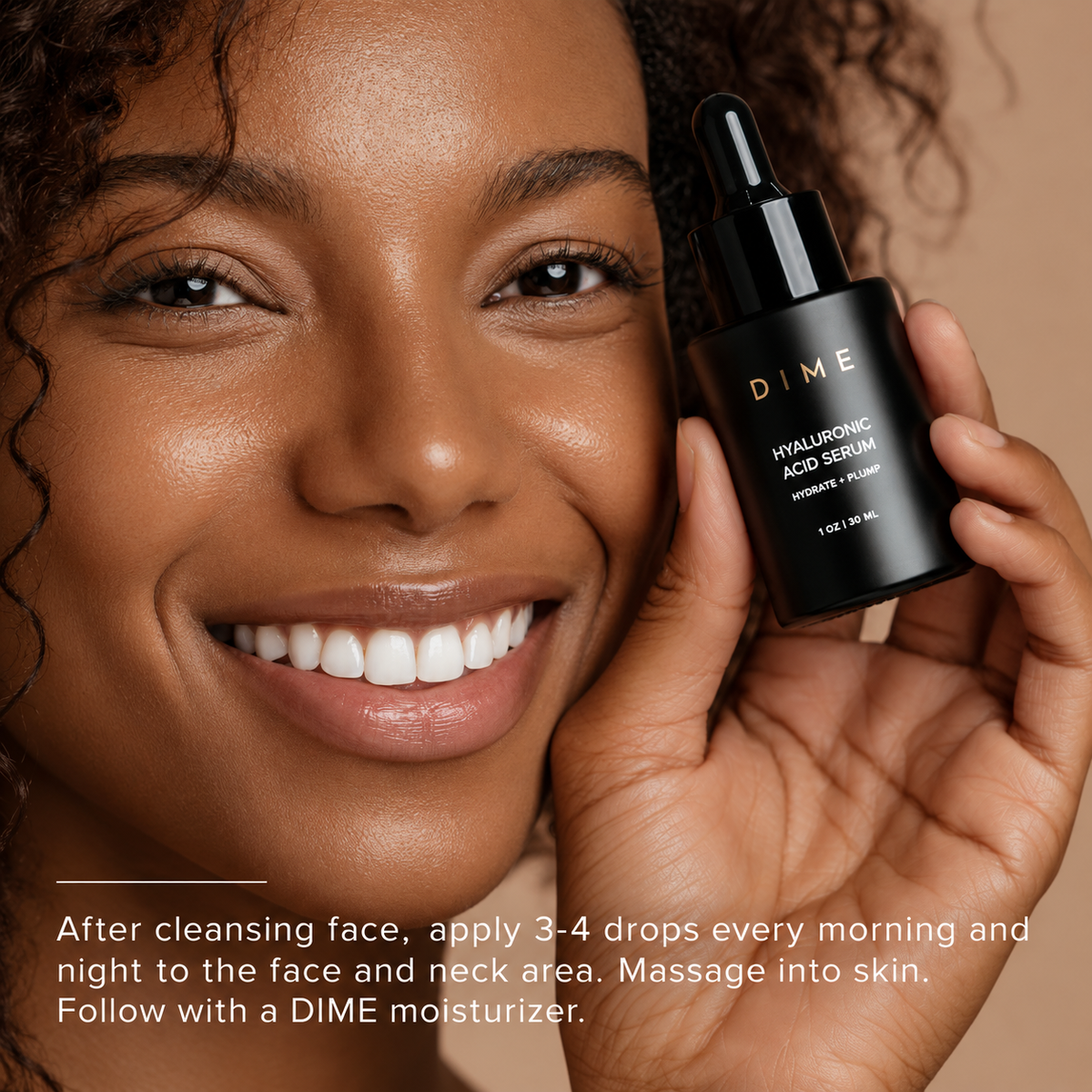 DIME Beauty Hyaluronic Acid Serum 30ml – Hydrating & Plumping Face Serum