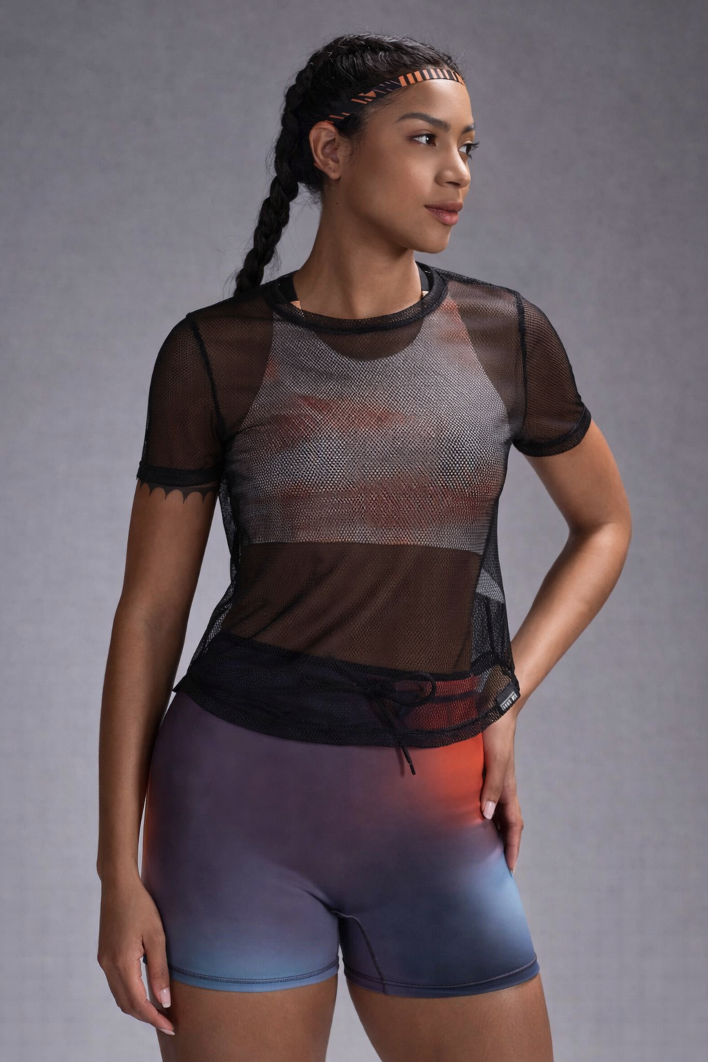 Women’s Hollow Mesh Sports T-Shirt – Breathable Lightweight Summer Activewear Casual Gym Top