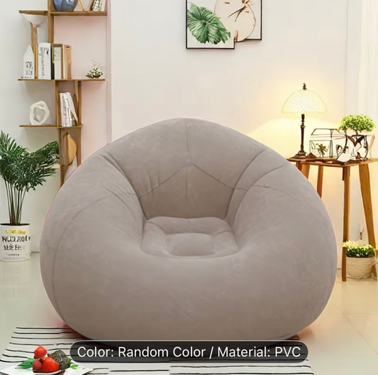 Inflatable Lazy Sofa Chair – Portable Air Couch for Home, Camping & Outdoor Relaxation