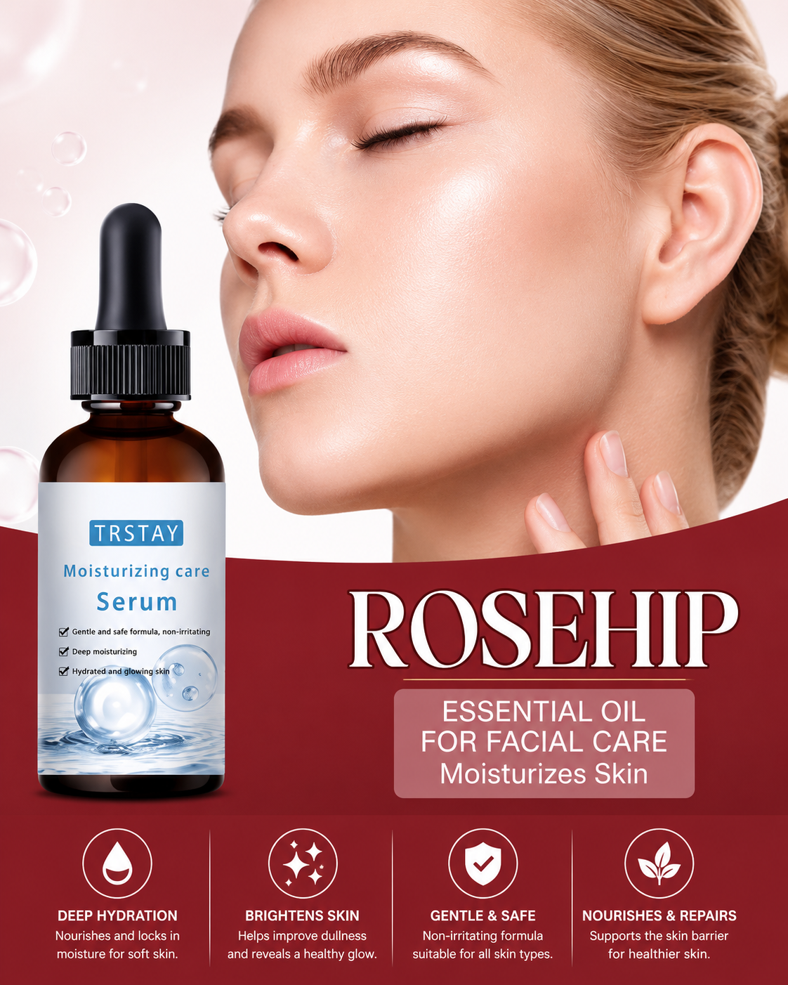 Hydrating Facial Repair Serum for Smooth & Clear Skin - UltraChic