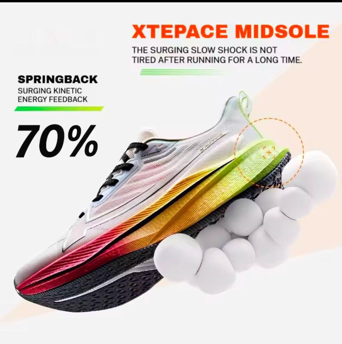 Xtep Women Running Shoes 2000km 3.0 | Lightweight Cushioned Sneakers for Spring 2025 | Wear-Resistant Jogging & Training Shoes