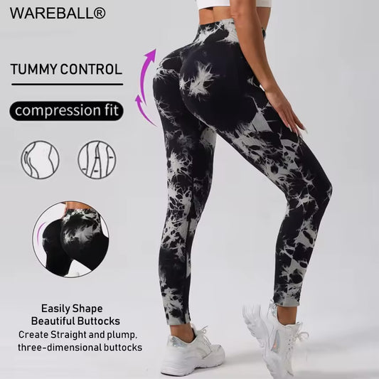 High-Waisted Seamless Sports Leggings for Women – Soft, Breathable, and 4-Way Stretch for Yoga, Running, Cycling & Exercise