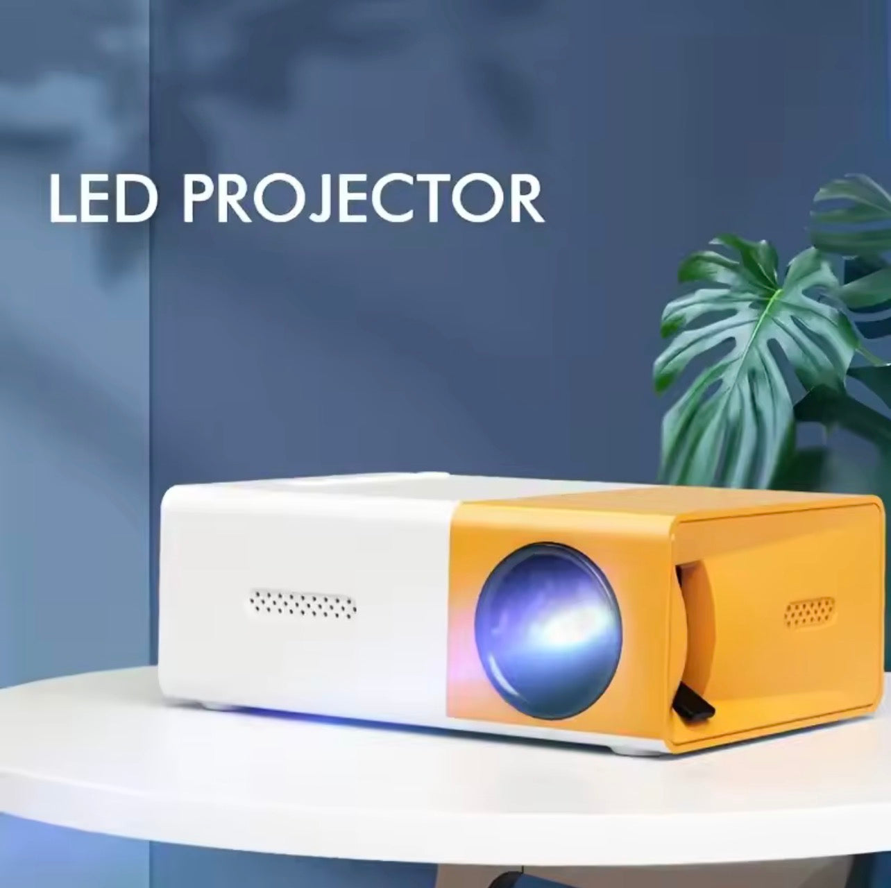 Mini Portable Projector Full HD 1080P – Smart Home Cinema Wall Projection for Bedroom & Travel Entertainment - UltraChic