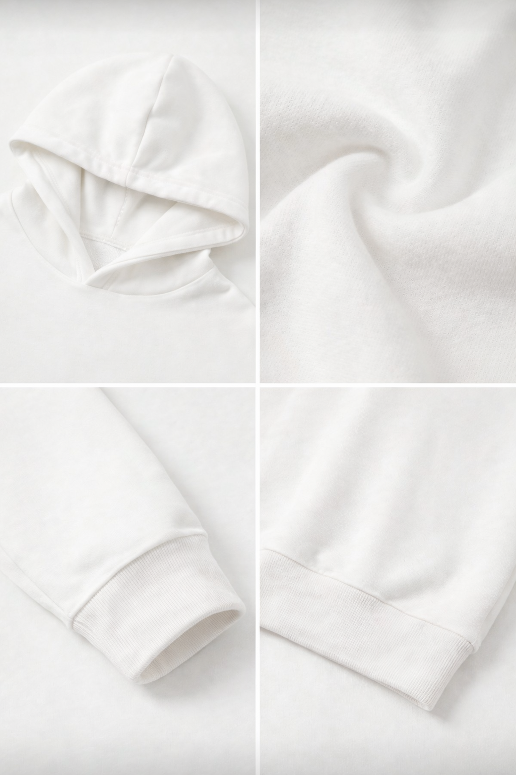 Women’s Minimalist Loose Fit Sweatshirt – Soft Solid Color Autumn Winter Casual Essential