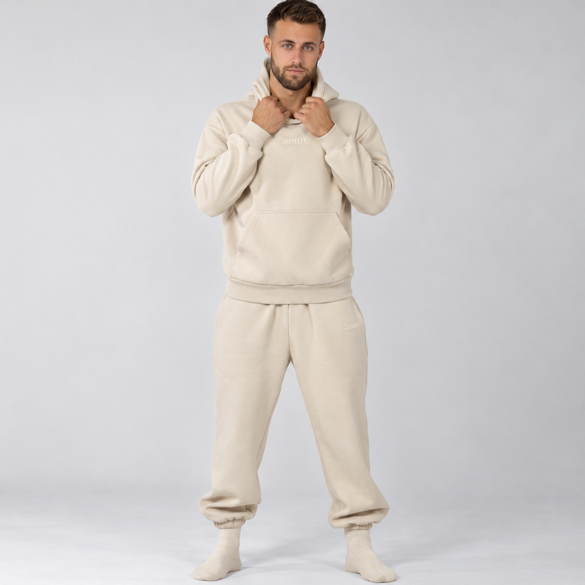Comfrt Signature Sweatpants – Olive Green Heavyweight Joggers