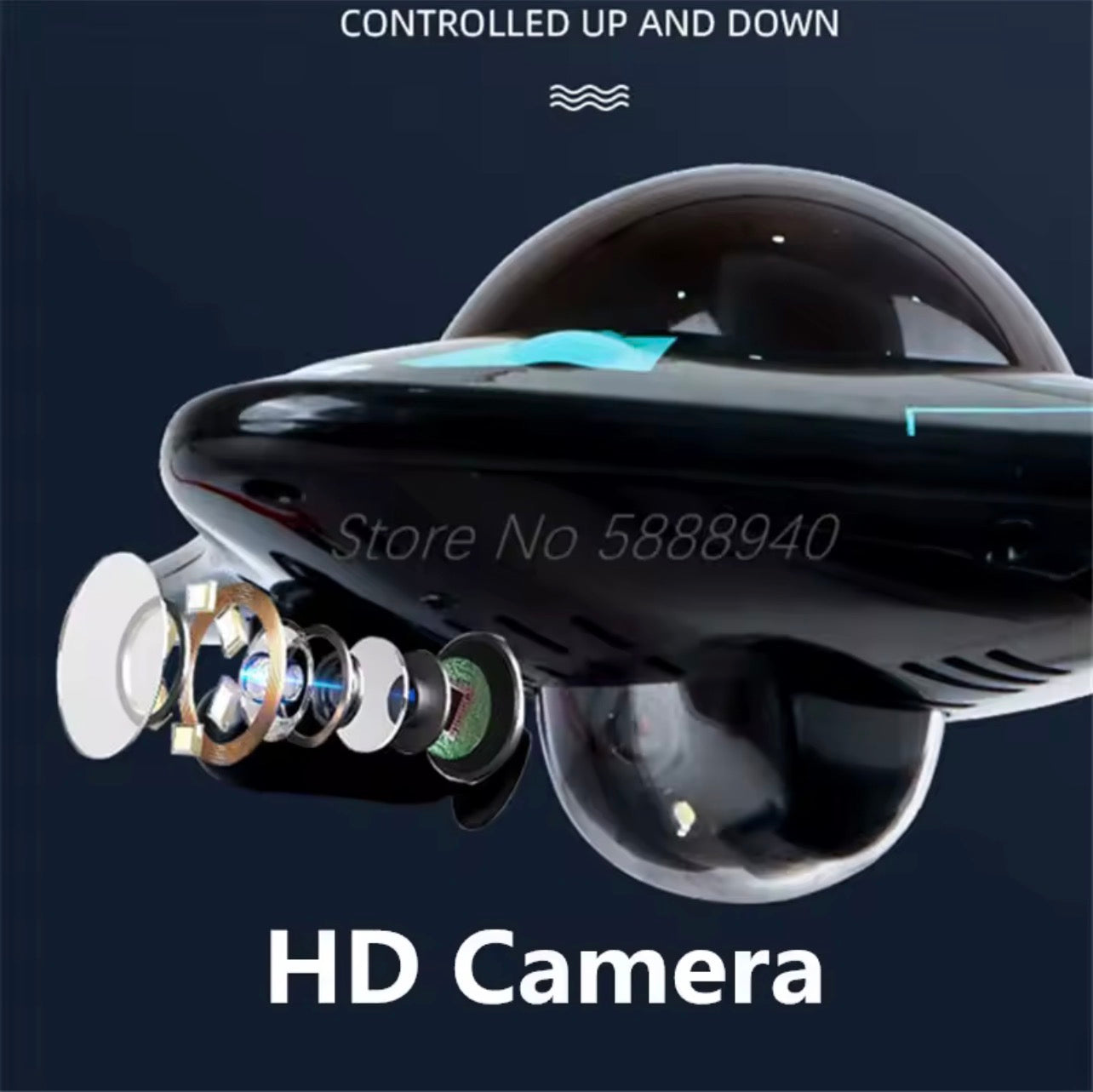Wireless RC Boat with HD Underwater Camera – Waterproof Remote Control Fishing & Exploration Toy for Summer Outdoor Use - UltraChic