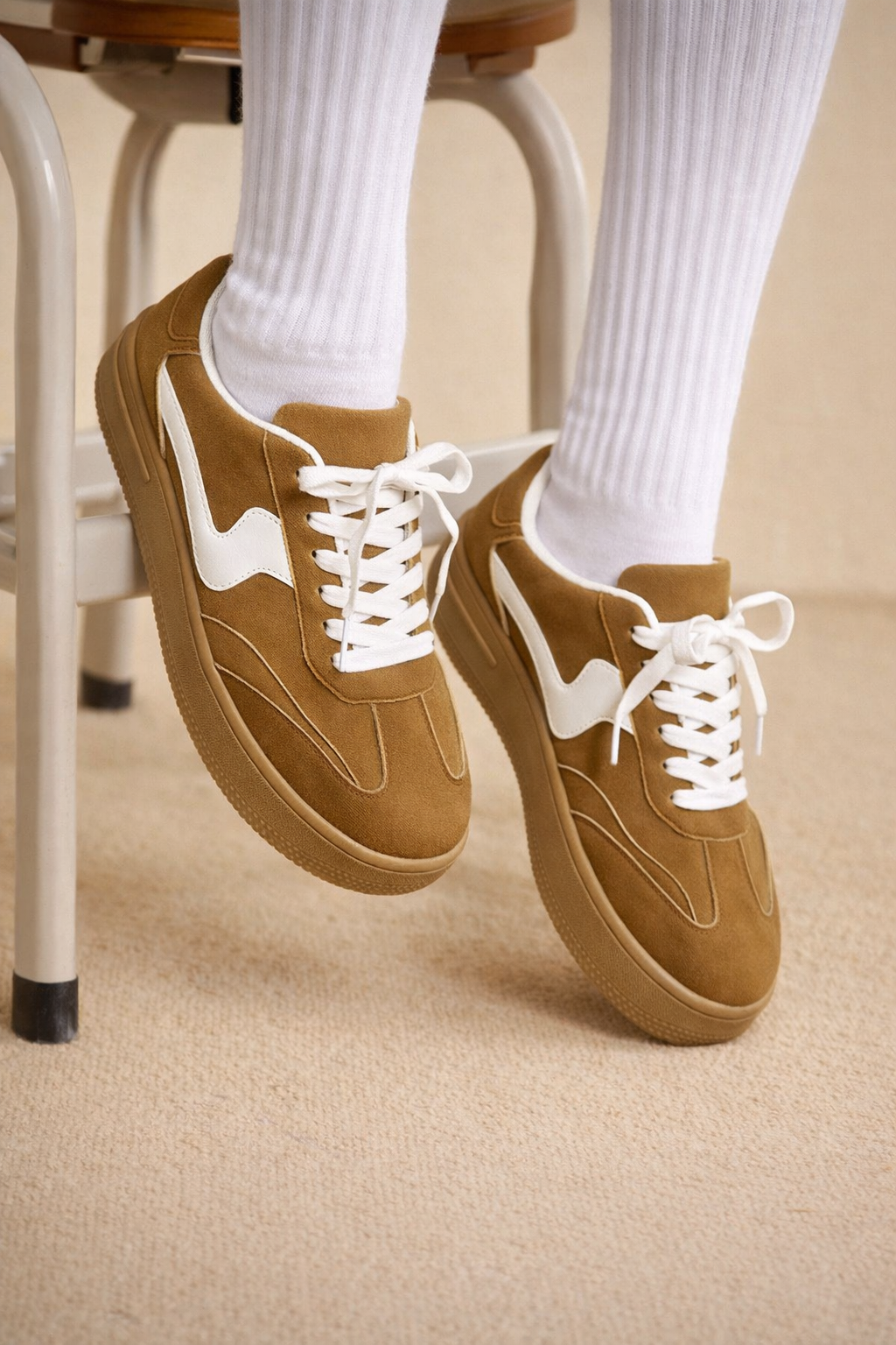 Women’s Leopard Print Chunky Sneakers – Bold Casual Spring Fashion Shoes