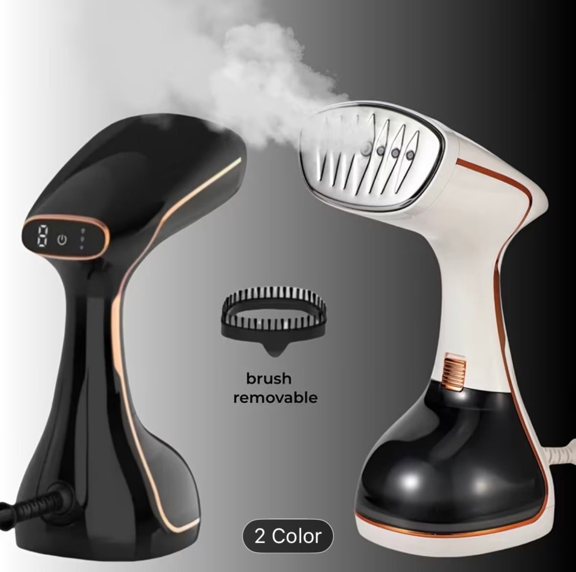 2026 Handheld Garment Steamer with LED Display – 9-Second Fast Heat, Touch Control, 3 Steam Levels, Portable Wrinkle Remover for Home & Travel (EU Plug) - UltraChic