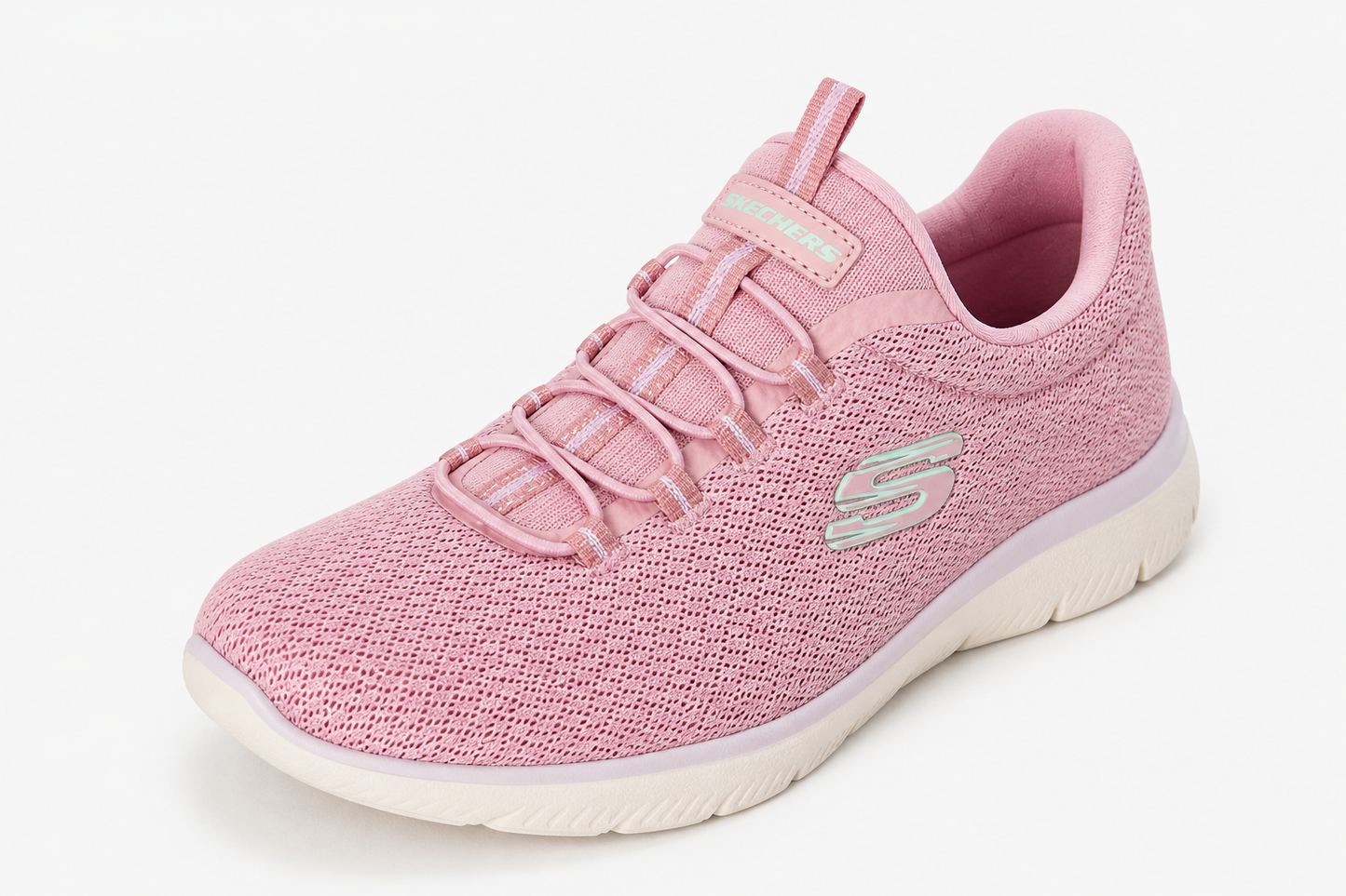 Skechers Summits Black Women Sneakers Lightweight Breathable Slip On Shoes - UltraChic