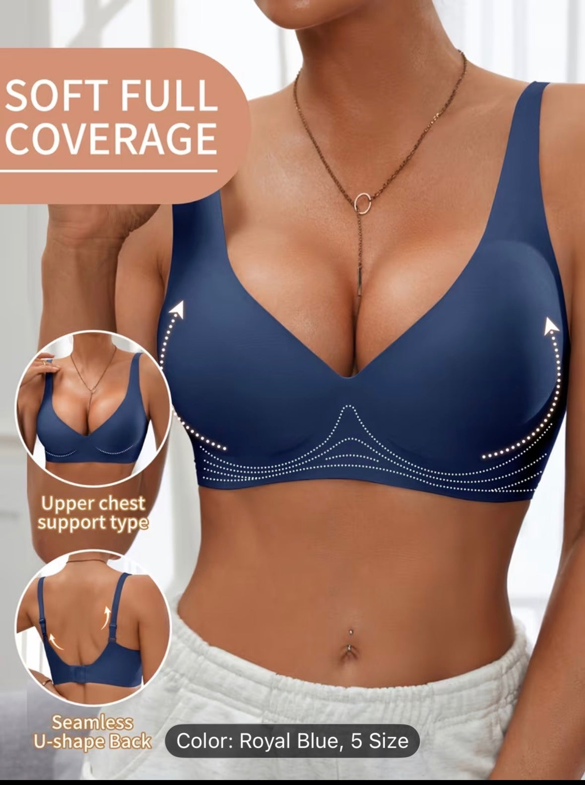 Sexy Jelly Push-Up Bra – High-Quality Comfortable Wireless Bra for Everyday Wear (Single Pack) - UltraChic