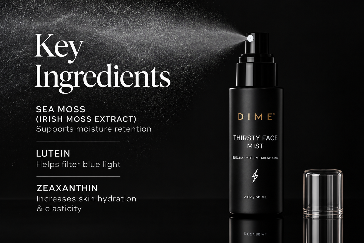 DIME Beauty Thirsty Face Mist – Hydrating Facial Spray for Glowing Skin, 60 ml