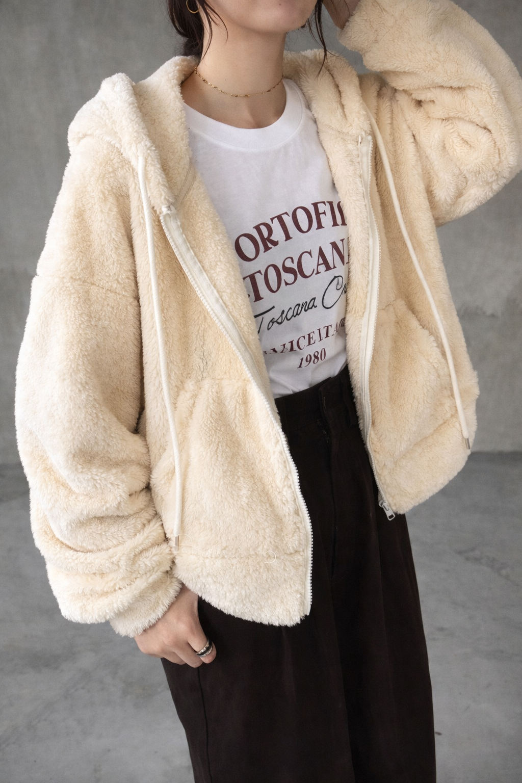 Women’s Sherpa Fleece Hooded Sweatshirt – Soft Loose Fit Autumn Winter Cozy Casual Hoodie - UltraChic
