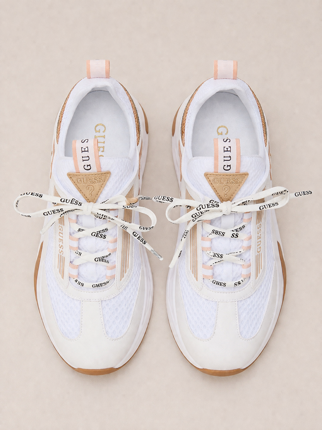 Luxury White Sneakers Breathable Comfort Clean Elegant Look All Season Women - UltraChic