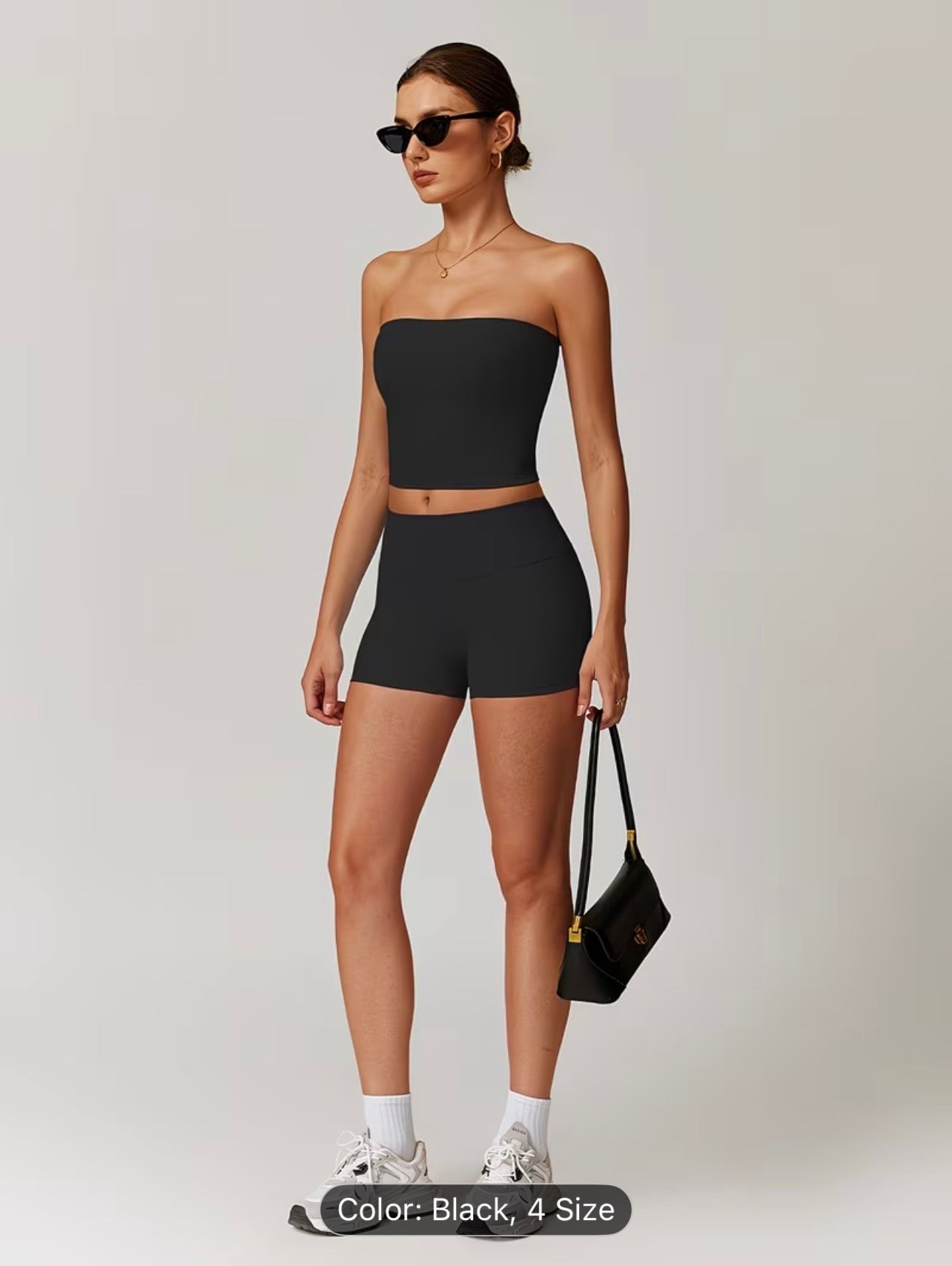 Women’s 2 Piece Seamless Workout Set – High Stretch Breathable Fitness Vest & Shorts Summer Activewear Outfit