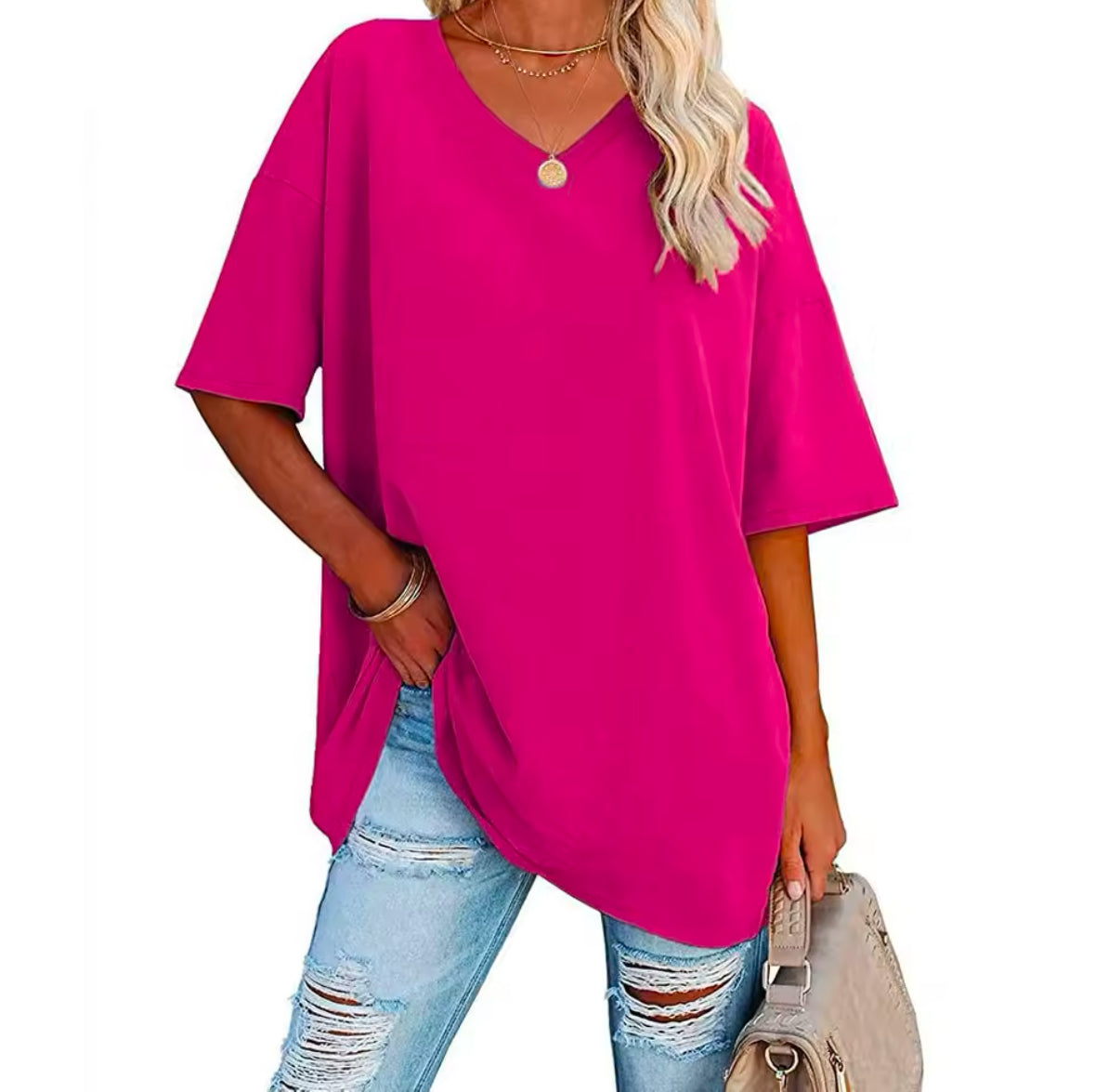 Elegant Cotton Short Sleeve T-Shirt for Women – Classic Colors and Soft Design for Office & Summer Style