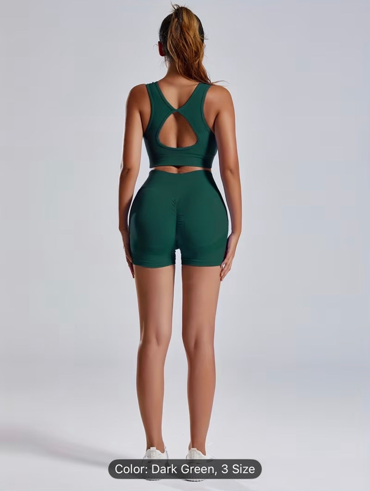 Seamless Yoga Set – High Stretch Backless Gym Wear Autumn Activewear for Women